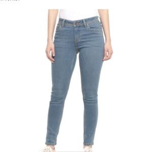 Organic Cotton, Mid Rise-PrAna Soma Skinny Jeans.